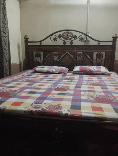 Iron double bed