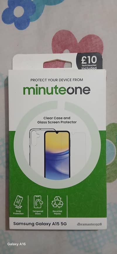 A15 Samsung European  Class jelly pouch and glass set