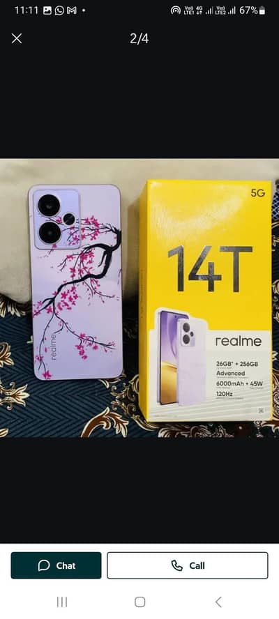 Realme 14T 5G new 12 256