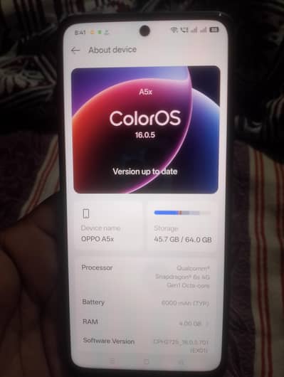 OPPO A5x 4/64