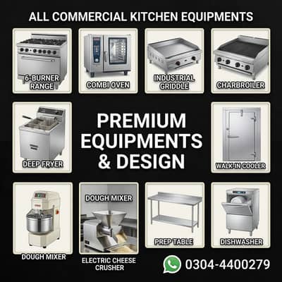 commercial kitchen equipments, all restaurant equipments, pizza oven
