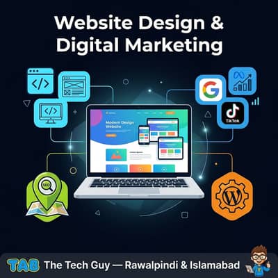 Website Design, GMB, Google-Meta Ads - Local Business