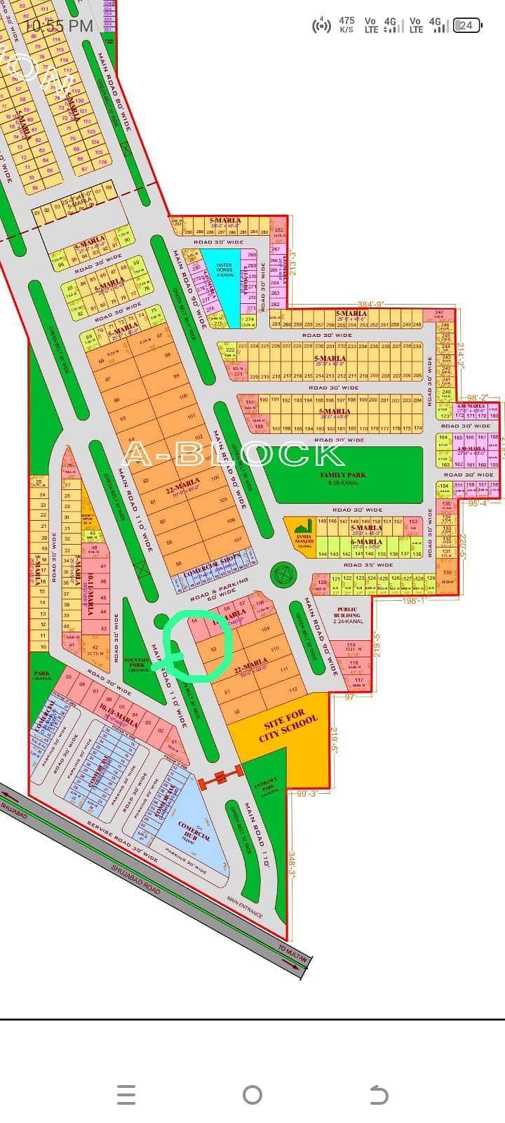 10 Marla plot in multan 2