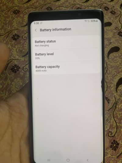 Samsung Mobile Note 9  6/128 ha no pta