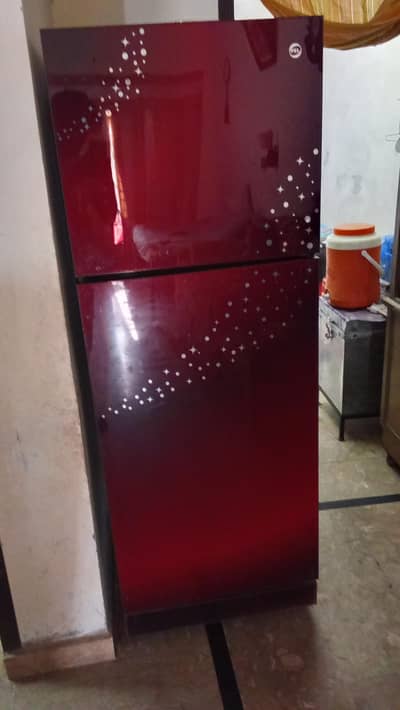 glass door fridge