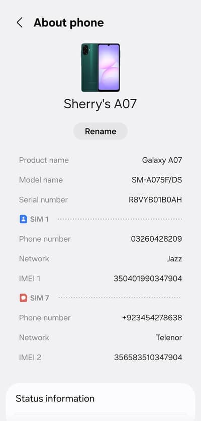 Samsung Mobile A07 5G