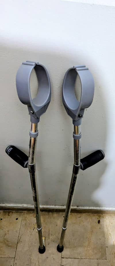 Pair of Medical Crutches for Sale. PKR: 3500