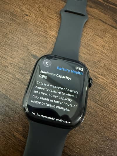 Apple watch series 10, 46mm, jet black.