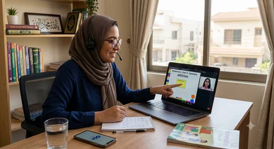 Experienced Female Online Tutor (Class 1 to 8)