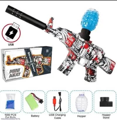 Automatic Rechargeable AK-47 water Gel blaster Toy Gun for boy girl