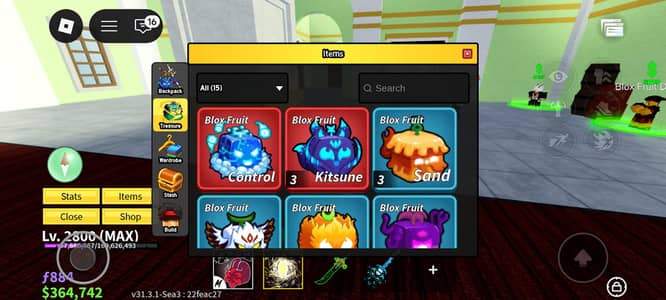 blox fruit fruits for sell