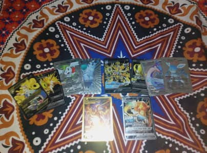 pokimon card  pack of 9 rare cards