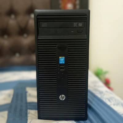 HP i5 4GEN Processor, 8GB RAM, 256 GB SSD (128+128), Tower Pc