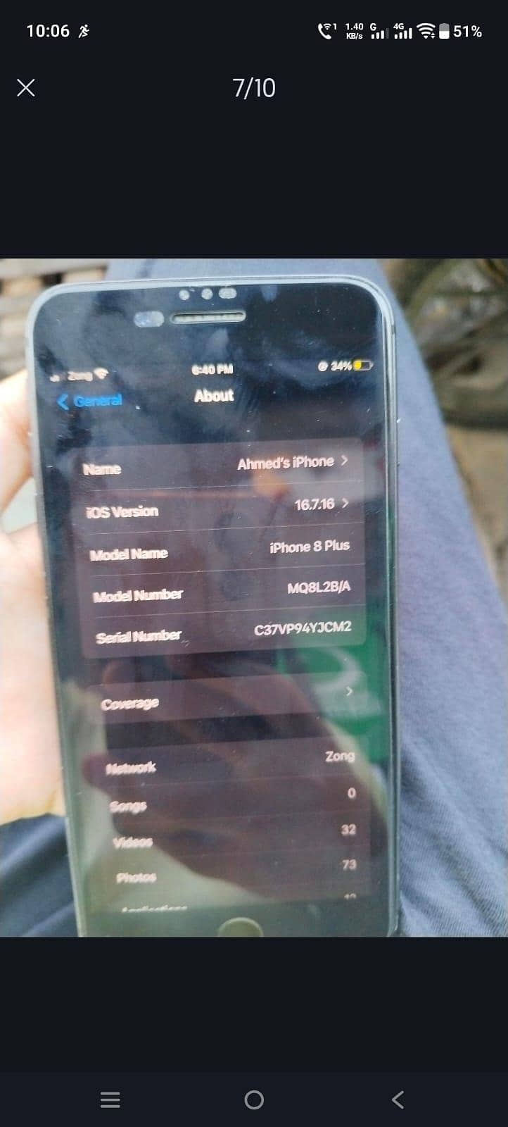 Apple iPhone 8 Plus 9