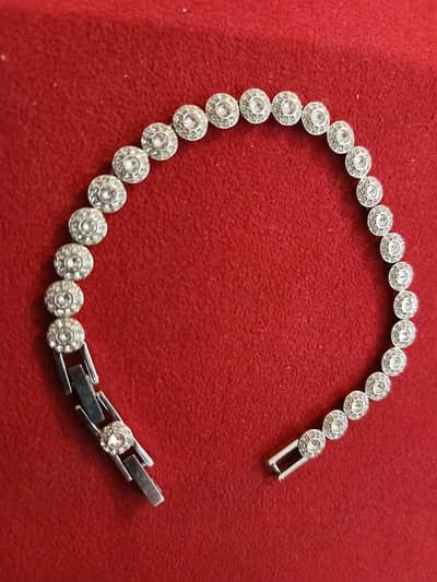 swarovski una angelic bracelet round cut