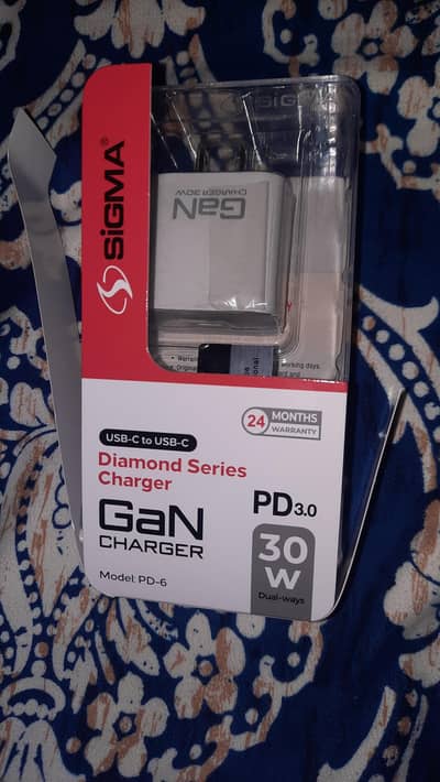 SIGMA PD-6 (30W) GAN DIAMOND SERIES CHARGER [CH SIGMA PD-6]