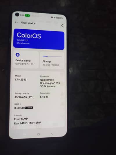 OPPO F21 Pro 5g