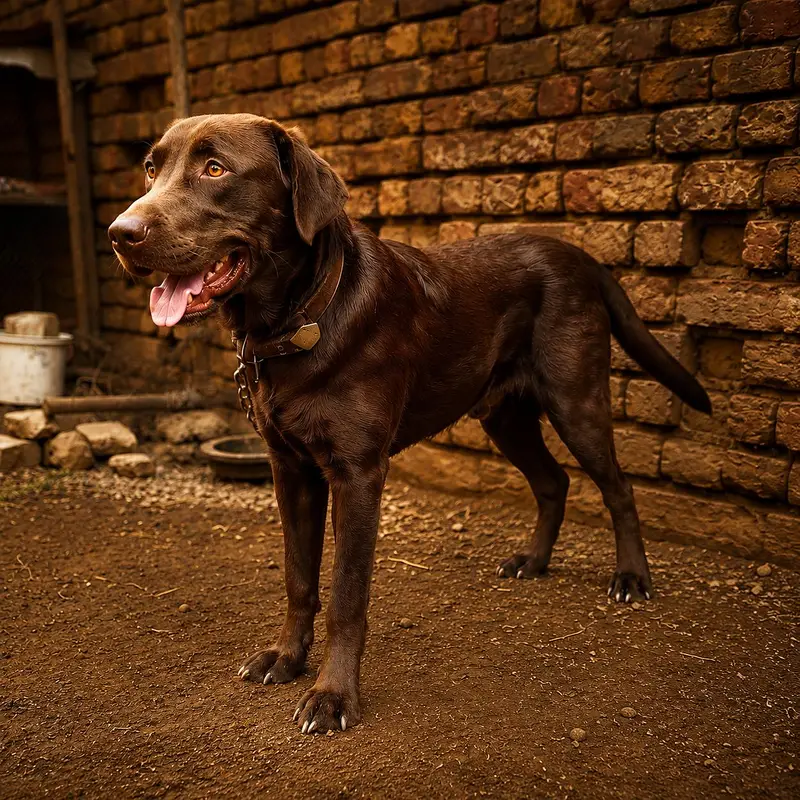 Premium Chocolate Labrador | Fully Vaccinated | Family Dog — photo 2