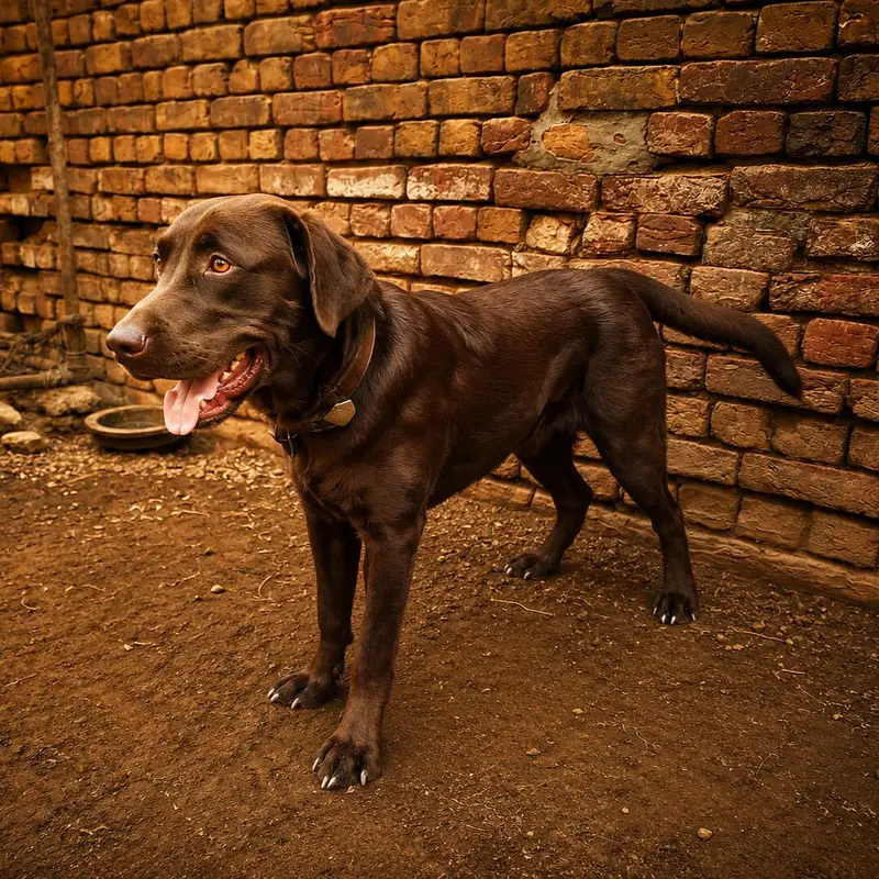 Premium Chocolate Labrador | Fully Vaccinated | Family Dog — photo 4