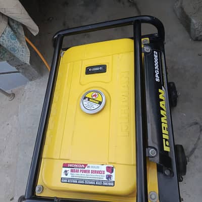 Firman SPG3000E2 3KV Petrol + Gas Generator Self Start, 3 months used