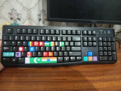 colored keys keyboard