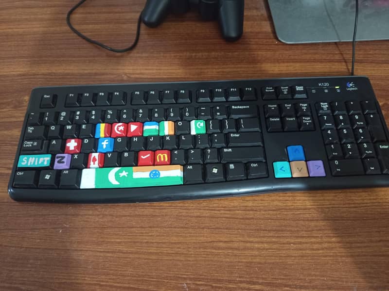 colored keys keyboard 1