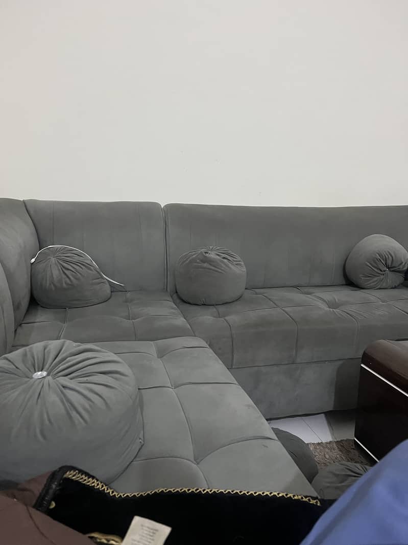 L shape sofa complete sofa set 0