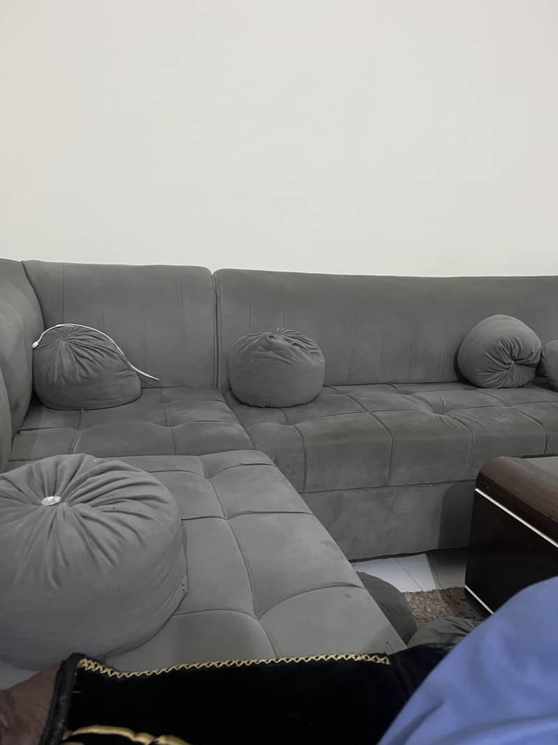 L shape sofa complete sofa set 1