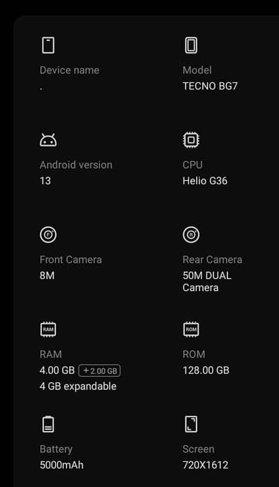 Tecno Spark 7