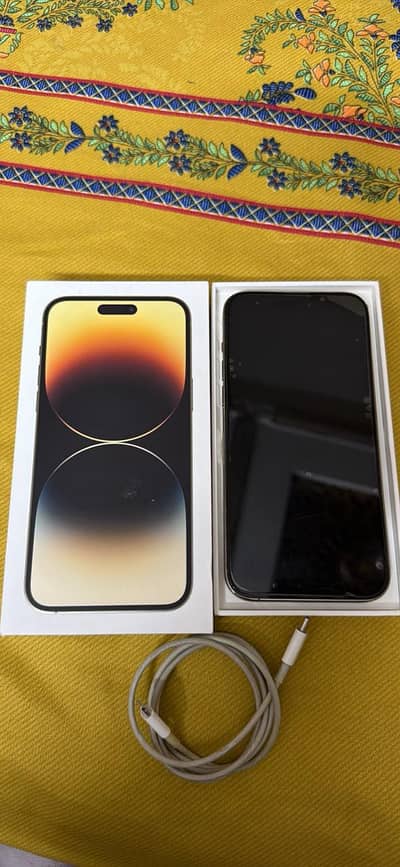Apple iPhone 14 Pro Max   physical+ esim 4 months  time available