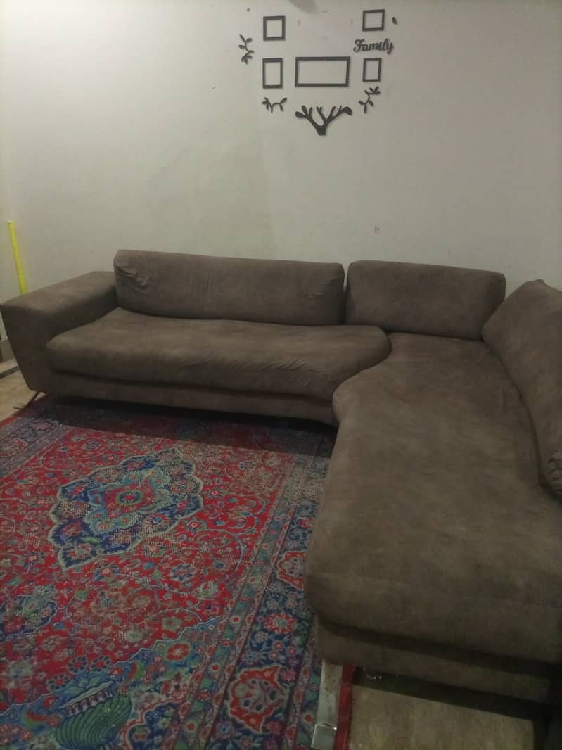 L shaped sofa 0