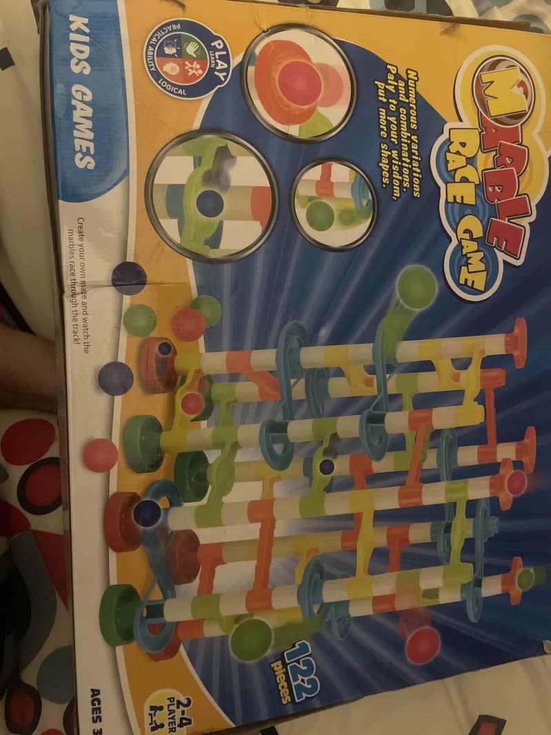 Marble racing game, very educational 0