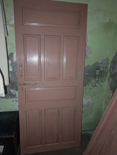 Solid Kail Wood Door | 2.9 × 6.2 ft | 31.75mm Thick