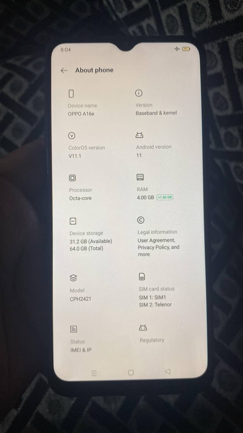 OPPO A16e 1