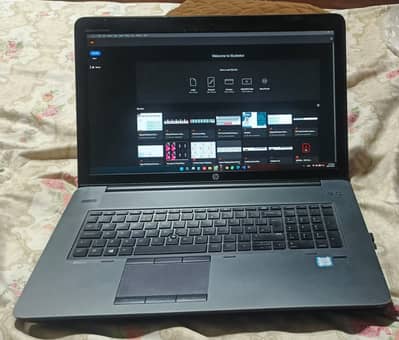 HP ZBook 17 g4 7th gen 17" Workstation, 32gb / 512 gb NVMe 6 gb