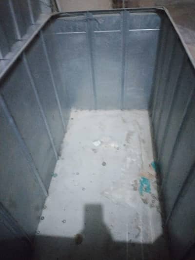 large zinc box