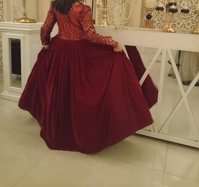 Sana's Boutique Premium Sequin Designer Maxi / Frock  New Condition