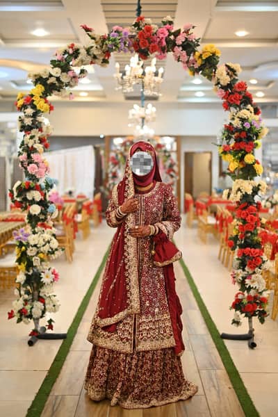 bridal dress for barat