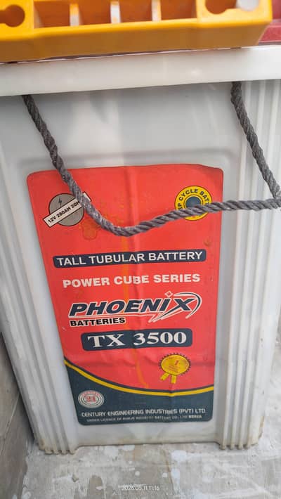 Phoenix tx-3500 battery