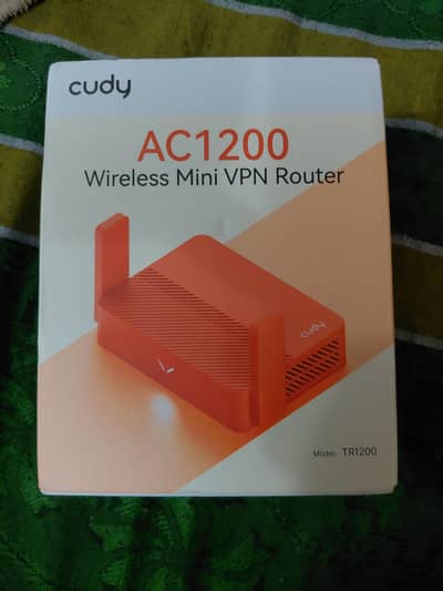 Cudy TR1200 AC1200 Wireless Mini VPN Router (Open Box, Never Used)