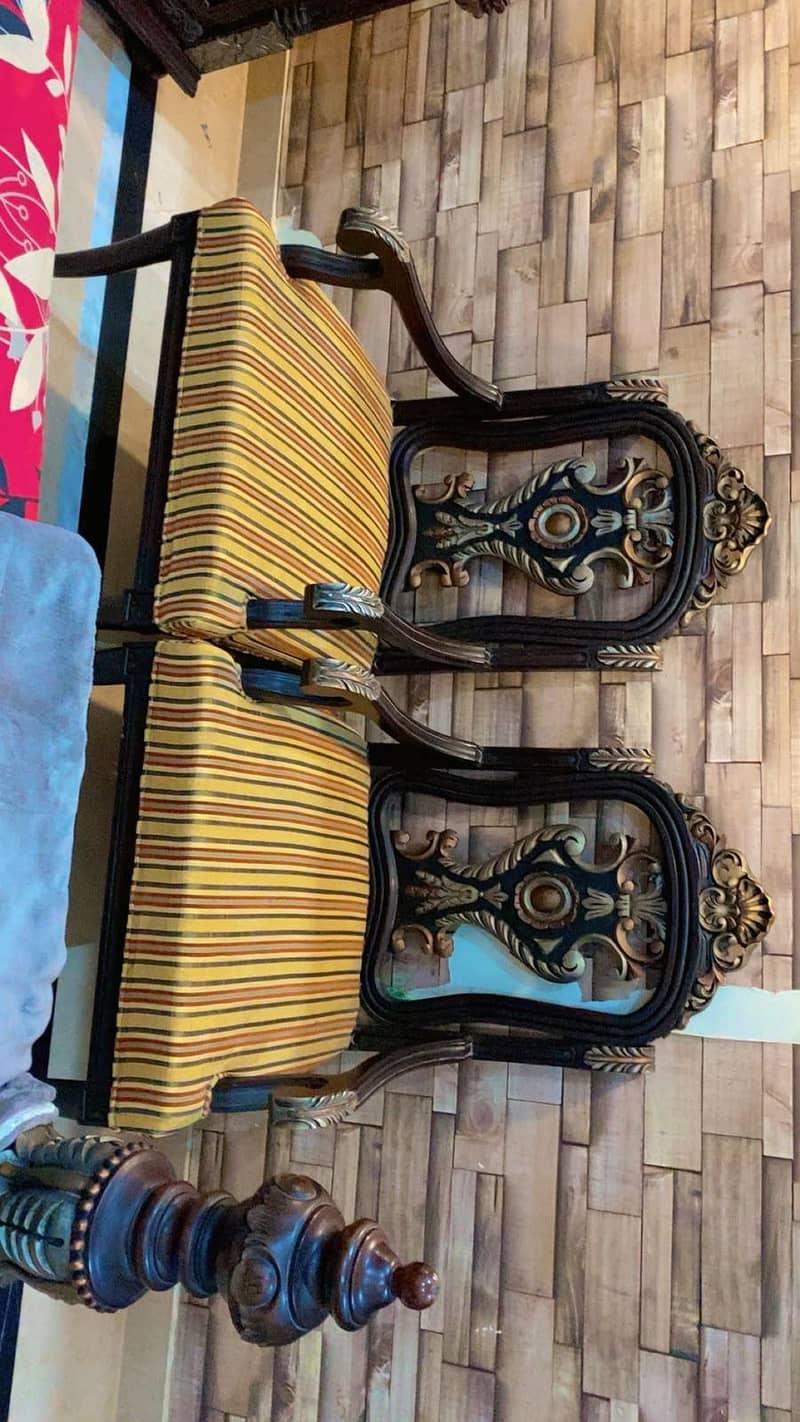 Solid Wood King size bed set 14