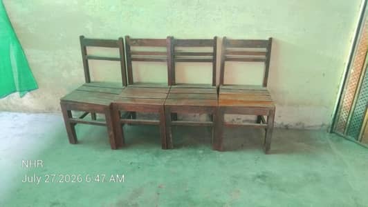 wooden small chairs
