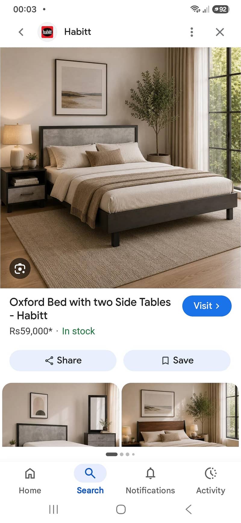 New King bed set 1