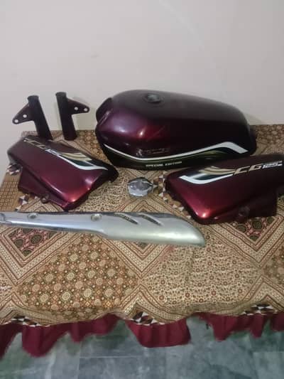 Honda 125 fuel tank all set for sale