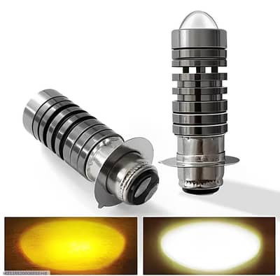 LED Headlight Bulb Dual Color Yellow White All Weather