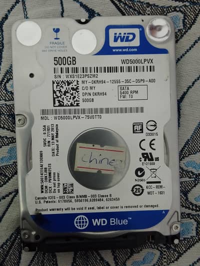 this is hard drive 500 gp