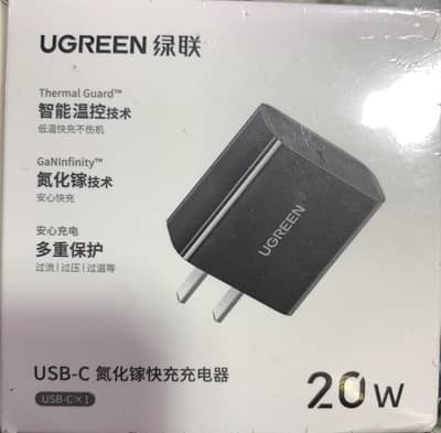 ugreen 20w type c  charger and cables