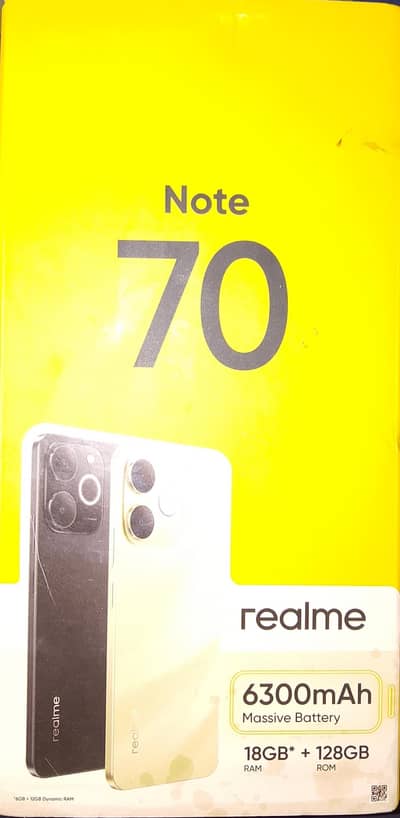 Realme note 70