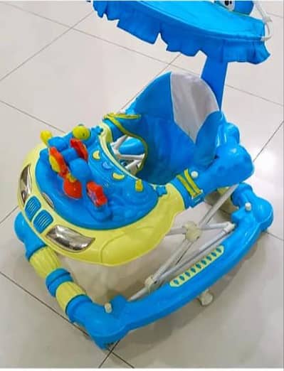 Used Baby Walker – Good Condition – Smooth Wheels