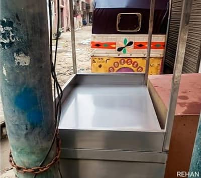 Stainless Steel Food Cart / Counter for Sale